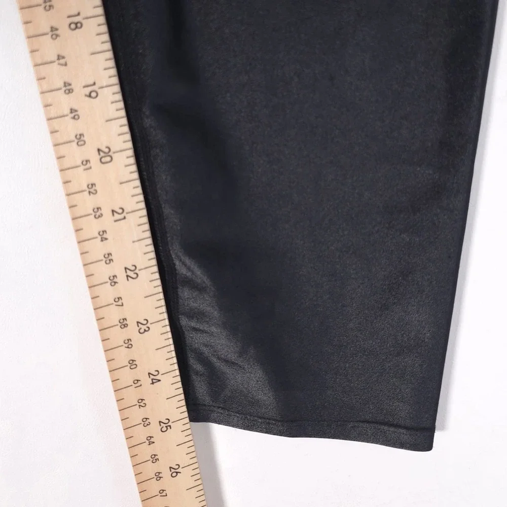 CARBON38 Women's Leggings Black Skinny High Rise XL‎ Stretch USA MADE